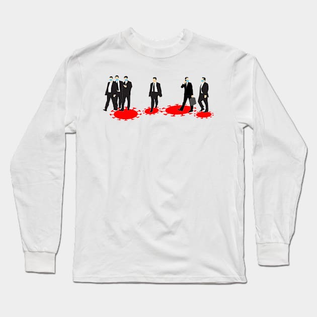 Stuck Getting Covid From You Long Sleeve T-Shirt by Faceless Favorites 